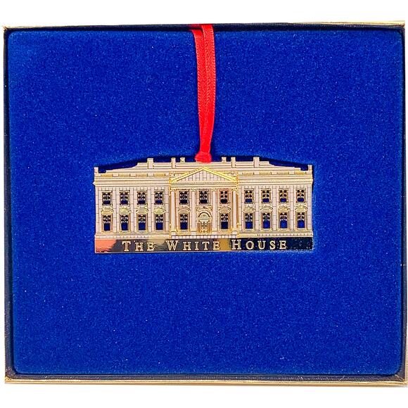 1995 White House Historical Association NORTH PORTICO Christmas Ornament in Box - Picture 1 of 5